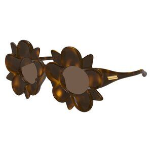 New BOTTEGA VENETA Havana Round BV1399S 008 Sunglasses Women